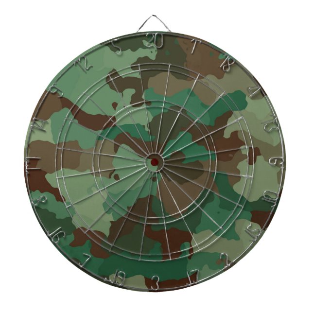 Cible De Fléchettes Motif de camouflage militaire (Forces armées) (Devant)