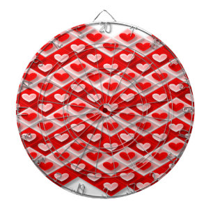 Cible De Fléchettes Motif de cœur d'amour