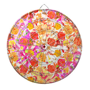 Cible De Fléchettes Motif de fleurs mignonnes pour filles