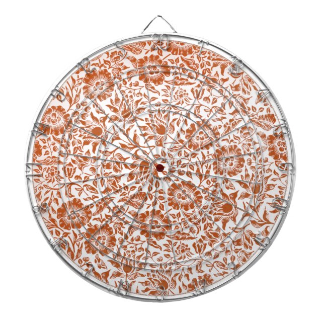 Cible De Fléchettes Motif de Mauve de William Morris : Fleur de Terrac (Devant)