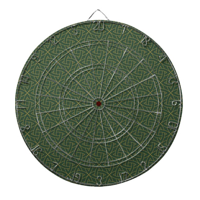 Cible De Fléchettes Motif de noeud celtique tissé (Devant)
