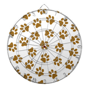 Cible De Fléchettes Motif De Pailles, Pailles De Chien, Pailles D'Or O