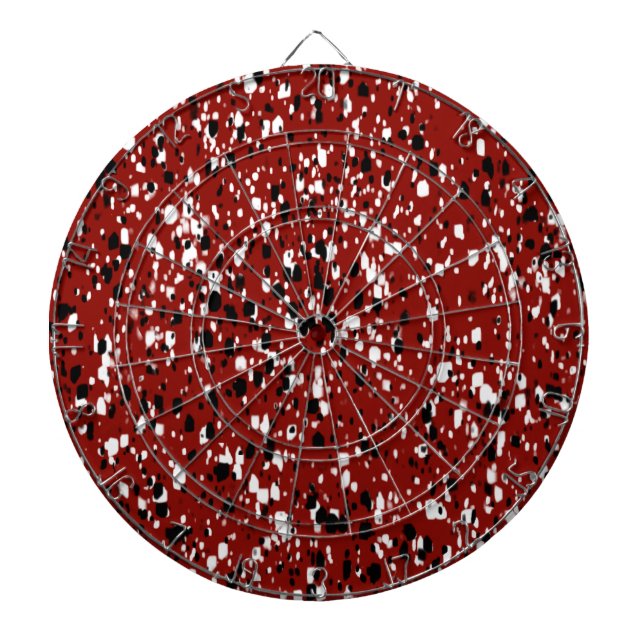 Cible De Fléchettes Motif en terrazzo abstrait mosaïque (Devant)
