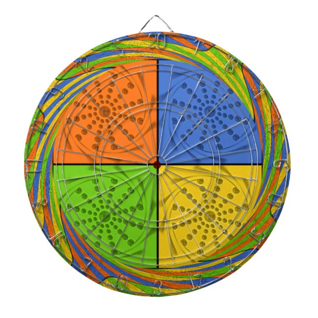 Cible De Fléchettes Motif en tissu égyptien sans couture (Devant)