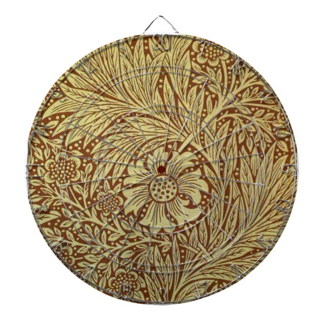 Cible De Fléchettes Motif Fleur Antique Marigold de William Morris (Devant)