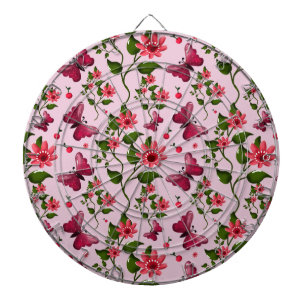 Cible De Fléchettes Motif joli papillon Cerise, Fruit Kawaii brillant