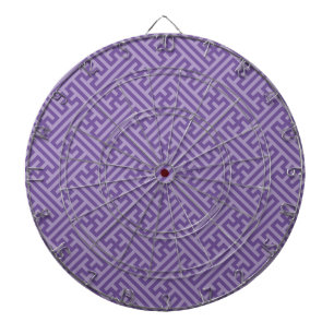 Cible De Fléchettes Motif Sayagata, Japonais, Violet et Rose