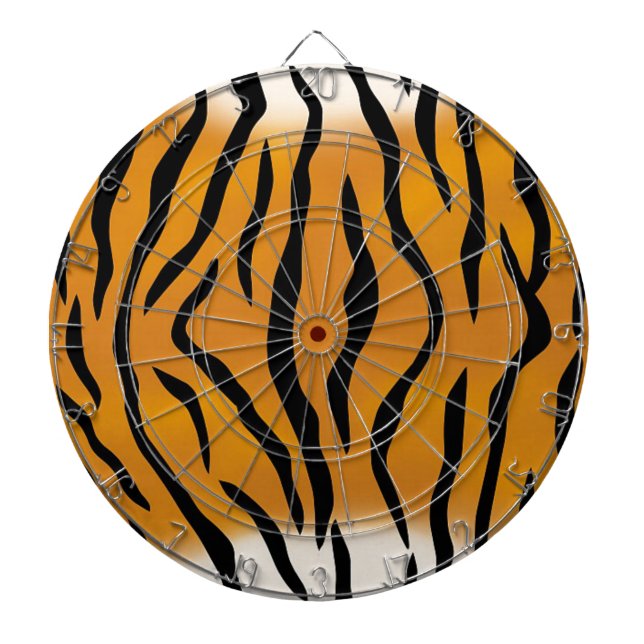 Cible De Fléchettes Motif tigre rayé (Devant)