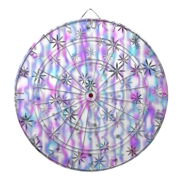 Cible De Fléchettes Motif Vagues Étoilées Envoûtantes (Devant)