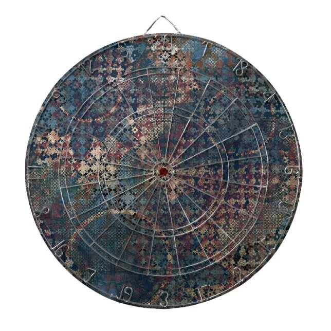 Cible De Fléchettes Motifs sales avec le patchwork malpropre des (Devant)