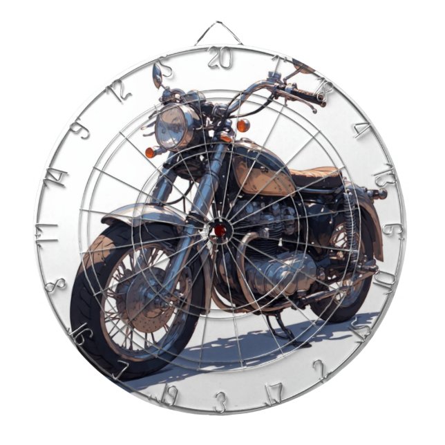 Cible De Fléchettes motocyclette (Devant)