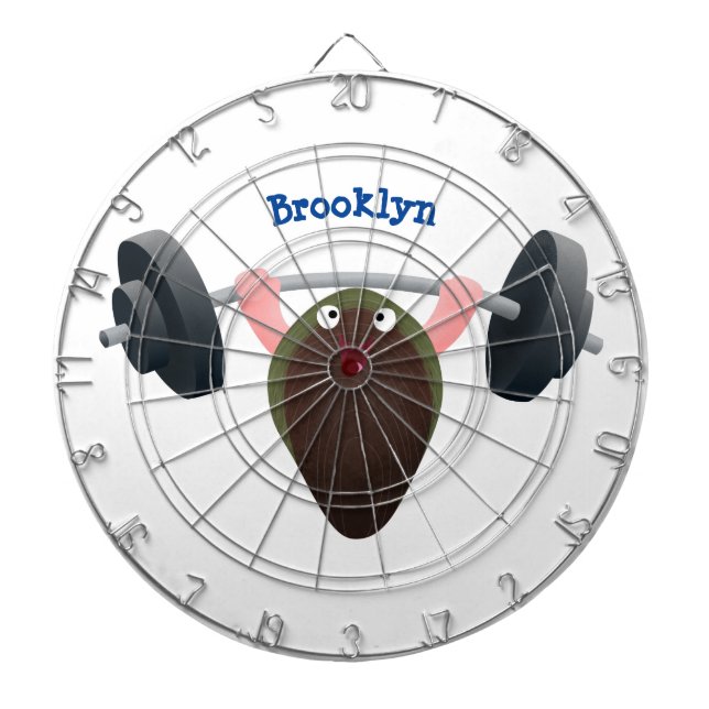 Cible De Fléchettes Moule amusante travaillant sur l'illustration de d (Devant)