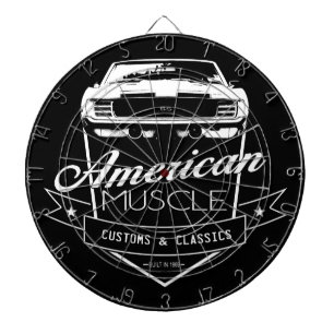 Cible De Fléchettes Muscle américain Camaro