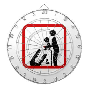 Cible De Fléchettes Ne pas nourrir le bébé au Zoo du Crocodile