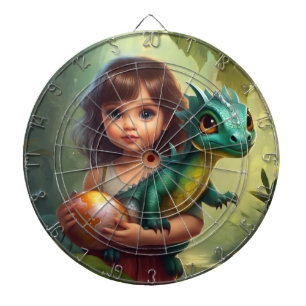 Cible De Fléchettes N'embêtez pas mon dragon :-)