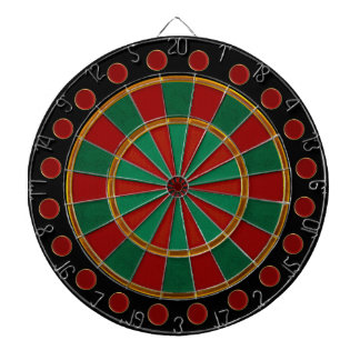 Cible De Fléchettes Noël sophistiqué (tableau noir)