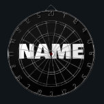 Cible De Fléchettes Nom initial minimaliste personnalisable<br><div class="desc">Initiales minimalistes personnalisables nom,  monogramme. deux lettres,  nom,  nom personnel</div>