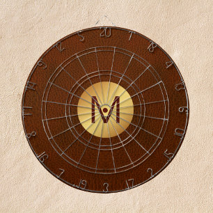 Cible De Fléchettes Nom personnalisé Salle de Jeu Initiale Classique B