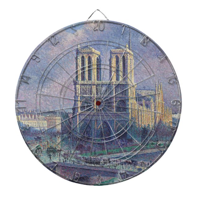 Cible De Fléchettes Notre-Dame de Paris (Cathédrale de Paris, France) (Devant)