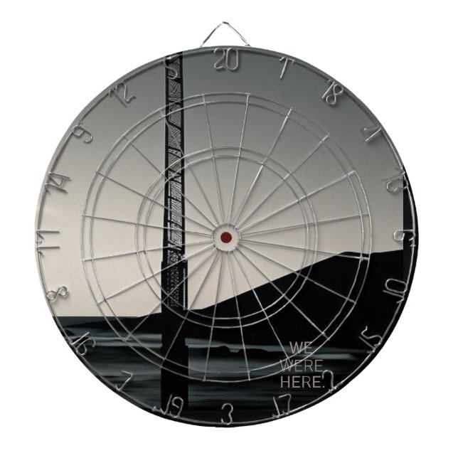 Cible De Fléchettes Nous étions ici tableau de bord (Devant)