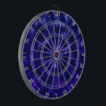 Cible De Fléchettes Nuages pourpres<br><div class="desc">Des nuages violets foncés et clairs.</div>