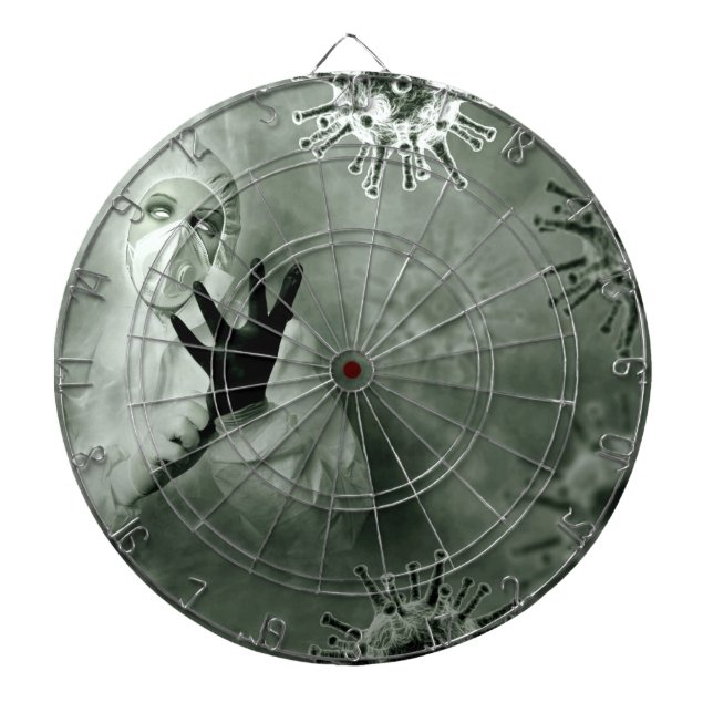 Cible De Fléchettes Nurse coronavirus (Devant)