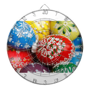Cible De Fléchettes Œufs de Pâques Motif de Vacances Coloré Art du Pri