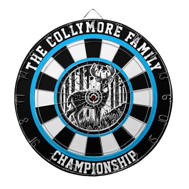 Cible De Fléchettes Oeuvre artisanale de chasse aux cerfs (Devant)