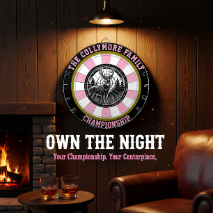 Cible De Fléchettes Oeuvre forestière ciblée de cerfs