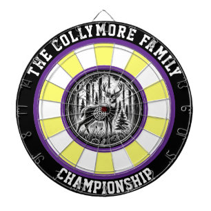 Cible De Fléchettes Oeuvre rustique Majestic Deer