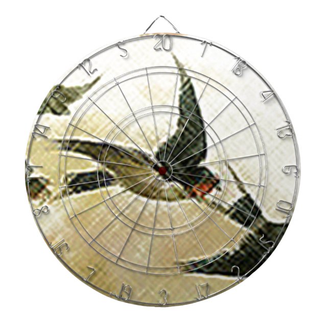 Cible De Fléchettes Oiseaux en vol (Devant)