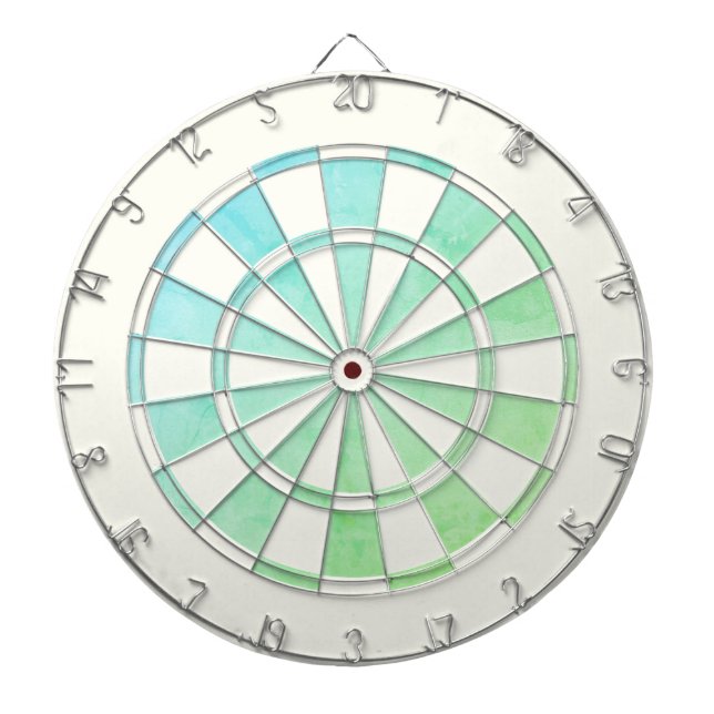 Cible de fléchettes ombrée élégante avec bordure b (Devant)