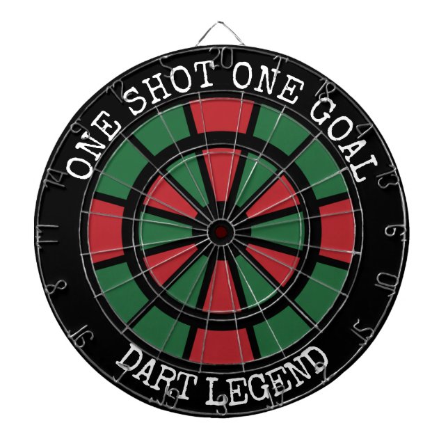 Cible De Fléchettes One Shot One Goal Dartboard Dart Legend (Devant)