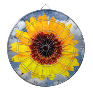 Cible De Fléchettes Only a Sunflower Blossom + your text & ideas