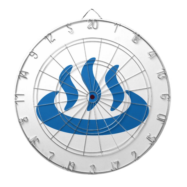 Cible De Fléchettes Onsen ♨ Hot Spring 温 泉 Japonais (Devant)