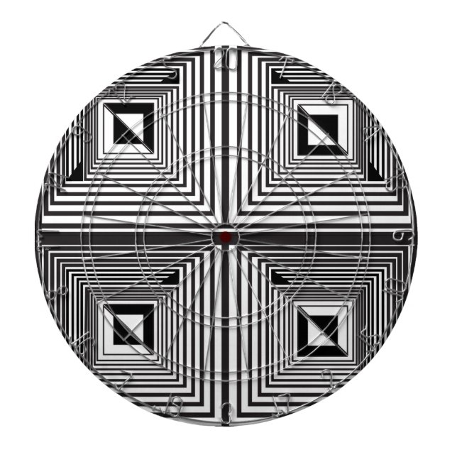 Cible De Fléchettes Optique via Formes (Devant)