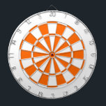 Cible De Fléchettes orange et blanc<br><div class="desc">blanc et orange. asyrum. maydaze</div>
