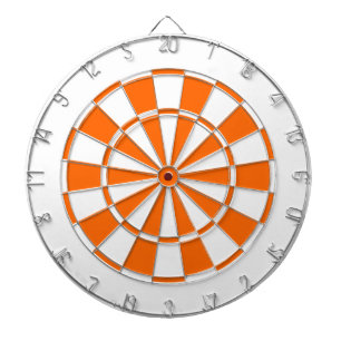 Cible De Fléchettes orange et blanc