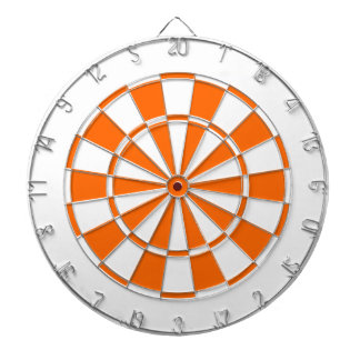 Cible De Fléchettes orange et blanc