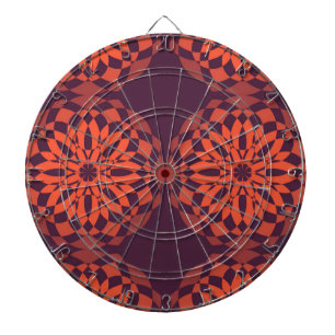 Cible De Fléchettes Orange purple cool, unique