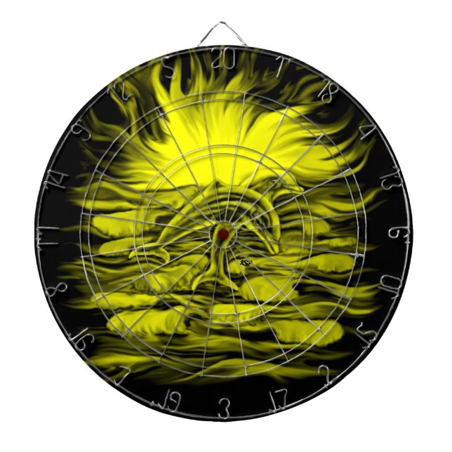 Cible De Fléchettes Paire de dauphins dans le soleil (Devant)