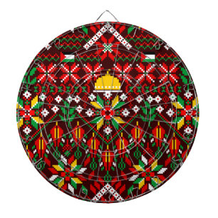 Cible De Fléchettes Palestine Tatreez Broderie traditionnelle