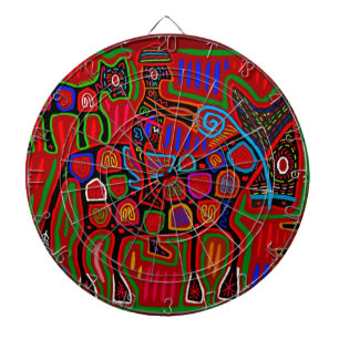 Cible De Fléchettes Panama Mola - Sauver un cheval monter un cowboy