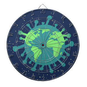 Cible De Fléchettes Pandémie globale (Particule virale) (Infection vir