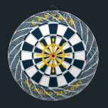 Cible De Fléchettes Panneau arrière de la roue de navire<br><div class="desc">Le tableau de bord de bateau à roue est entièrement personnalisable,  et une excellente idée cadeau pour les amis,  la famille ou l'ajout parfait à votre salle de jeux. Conçu par Norman.R.</div>