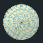 Cible De Fléchettes Pâque bleu rétro Pastel Warboard<br><div class="desc">Parfait coussin design dépoli à damiers aux couleurs pastel,  plein de grandes vibes. Chaussures modernes déformées en violet pastel,  violet,  lilas et jaune pastel. Ce joli design rétro psychédélique vous emmène au pays des merveilles. Chèques déformés aux couleurs pastel. Twirl et tourbillonner,  tours,  à damiers motif</div>
