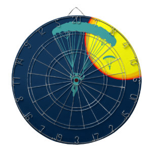Cible De Fléchettes parachutistes rétro