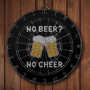 Cible De Fléchettes Pas de bière pas de sucre laid