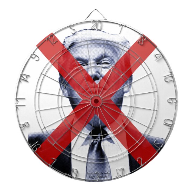 Cible De Fléchettes Pas de Trump (Devant)