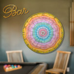Cible De Fléchettes Pastel Arc-en-ciel Couleurs rustiques Bois<br><div class="desc">Pastel Rainbow Rustic Wood Tone Grain Un Dartboard rustique Wood Grain fait le cadeau personnalisé parfait,  il est parfait pour les mariages,  les fêtes,  les réunions de famille,  et juste le plaisir quotidien. Notre modèle convivial facilite la personnalisation.</div>
